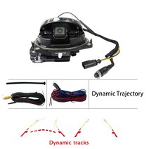 차량용후방카메라 폭스 바겐 배지 스마트 플립 로고 후면보기 카메라 VW 골프 Passat CC B6 EOS T-roc Mago, 04 Dynamic Trajectory_01 G8