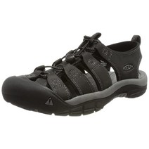KEEN 남성용 뉴포트 샌들389274, Black/Steel Grey, 9.5