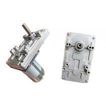 소형DC모터DC 12V 24V 웜기어 모터 감속기 높은 토크 전기 메탈 역 자동 잠금 장비 45-180RPM, 02 95rpm_01 12V
