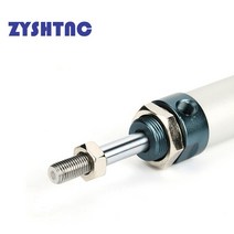 유압리프트 MAL 시리즈 미니 공압 실린더 16/20/25/32mm 보어 25-300mm 스트로크 복동 알루미늄 합금 에어, 12 300mm stroke_01 16mm Bore