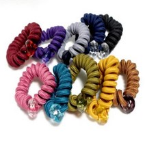 - 엘라스틱 스프링 머리끈 (10P)