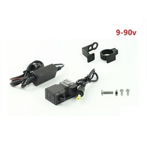 9-24v 9-90v 36V 48V 72V 84V 더블 1.0A2.1A USB 핸들 바 충전기 스쿠터 오토바이 휴대 전화 3.0 빠른
