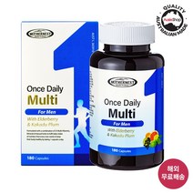 마더네스트 호주 남성용 멀티 비타민미네랄 6개월분 180캡슐 (사은품 증정), 남자비타민, 1개
