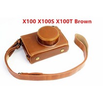 후지 필름 후지 X100 X100S X100T X100V X100F XA5 XA7 XA20 XT100 XT200 XT10 XT1 XF10 XS10 용 럭셔리 PU, 08 X100 S T Brown