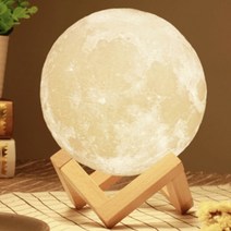 입체 달모양 조명 무드등 취침등 인테리어, 3D입체달조명-사출성형방식형