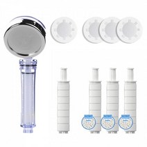 이온폴리스]베이직샤워기+바디염소필터3EA+헤드필터3EA, 베이직샤워기+바디염소필터3EA+