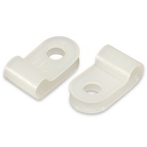 전기용접세상 케이블 크램프 7N 소량판매 100EA PVC 새들 전선고정