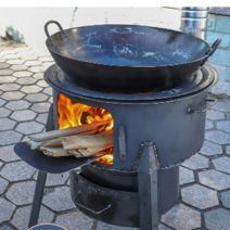 옛날 화로대 아궁이 화덕 바비큐 마당 시골 불멍 무쇠, 옛날 화로대 43cm