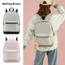 로즈블로썸 멜팅브라운 여성 캐주얼 대학생 백팩 중고생 가방 3color (8108773)