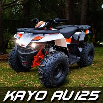 카요 AU125/ATV 사륜오토바이 사륜바이크 농업용운반차 오프로드