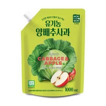 녹차원 [녹차원] 유기농 양배추사과 1L (유통기한: 2023년 9월 28일) [건강한 음료 부모님선물] [녹차원] 유기농 양배추사과 1L [정성가득한 맛좋은], 1개