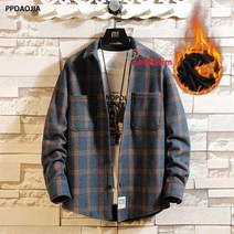 리앤킴 겨울 남성 기모 남방 MA2064