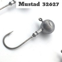 [RA㏓] 머스타드 32627 지그헤드 10개 세트 웜바늘 텅스텐 민물낚시 꺽지 쏘가리 ▷_§Ea