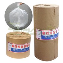 폴리에틸렌필름 0.08mm-180cm-91m 튜브형 농업용 포장용비닐 PE필름 비닐원단 롤비닐 비니루 포장용비닐봉투, 1개