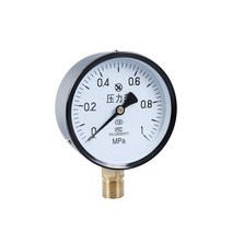 다양한 범위 Y00 압력 게이지 MPa 수압계 기압계 스프링 튜브 압력 측정, [06] 0-1Mpa