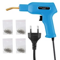 범퍼복원 핫스테이플러 열풍기 스팟용접기 깨진범퍼복원 자동차범퍼복원 스폿용접기 플라스틱 용접 자동차 범퍼 수리 핫 스테이플러 편리한 기 차고 도구 웨이브 모양의 pvc 8, 협력사, 블루 EU