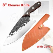정육칼 주방 나이프 절단 뼈 절단기 고기 칼 스테인레스 스틸 요리사 부엌 다기능 세트 1-4, [10] Style E with cover