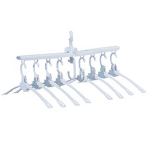 8 in 1 접는 옷걸이 360도 회전 공간 절약 옷걸이 옷 걸이 건조 랙 옷장 주최자, type1