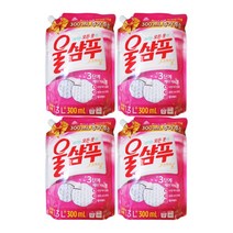 울샴푸 이지워시 중성세제 리필, 4개, 1.3L