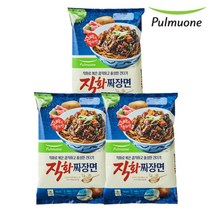 풀무원 직화 짜장면 (2인) (660g) 3봉, 단품