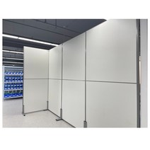 접이식 사무실 간이 가림막 스마트 파티션 회사 칸막이 폭 1.2m 높이 1.8m, 화이트