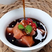 노르웨이 생연어 30년 전통 연어장 300g