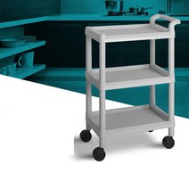 조립형 식당 3단 플라스틱 소형 써빙 카트 운반용, 상품선택, CART-101B