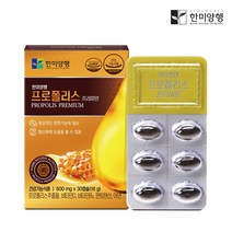 한미양행 호주산프로폴리스 면역력높이는 만성 염증 영양제 600mg, 30캡슐, 6개