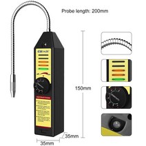 Elitech WJL-6000S 프레온 누출 감지기 할로겐 시험기 냉매 가스 분석기 HVAC 공기 상태, 한개옵션1, 한개옵션0