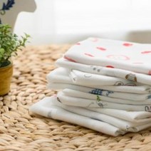 아기손수건순면 무형광 무표백 5장, 별(5p)