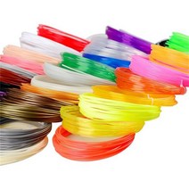 3D프린터재료 3D프린터필라멘트 3D 프린터 펜 교체용 플라스틱 PLA 필라멘트 직경 1.75mm 10M 5 개 (최소, 트란-레드