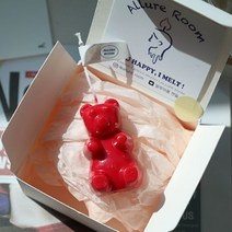 KC인증 캔들 젤리곰 곰돌이 7color 하리보 향초 초 베어 방향제, 옐로우
