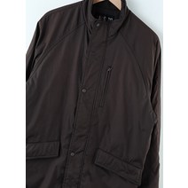 (L)닥스 집업 바람막이 점퍼자켓 롱 무지 카키9772
