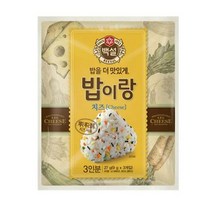 CJ더마켓 도시락 소풍 아이간식 나들이음식 탑티어 밥이랑치즈 야채후레이크 주먹밥 삼각김밥 27G, 9개