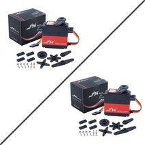 JX PDI-6221MG 20kg 고속 금속 기어 디지털 표준 서보 모터 RC 모델 비행기 1/10 1/8 자동차 크롤러, 2개 PDI-6221MG