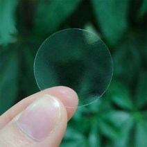 500개 25mm 원형 투명 스티커 포장 씰링 테이프 마감 스티커 밀봉 봉인 스티커 실링, 단품, 단품
