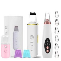 뷰티디바이스 초음파 스킨 스크러버 진동 페이스 주걱 블랙 헤드 리무버 페이셜 셔블 클린 캐비테이션 필링 리프팅, Type 3