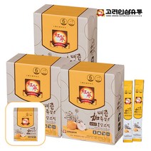 [고려인삼유통] 배즙 가득 담은 6년근 홍삼스틱 12gx30포 3+1set, 단품, 단품
