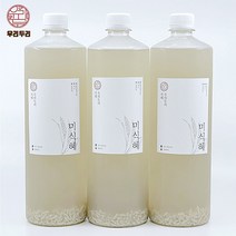 우리두리 미식혜 수제 단 호박 전통 식혜 선물세트 감주 안동 느린 단술 1리터 3개, 일반식혜1L 3병