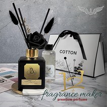 블랙 로즈 프레그 란스 봉 디퓨저 플라워 방향제 인테리어 집들이 답례품 핸드 메이드 딥, 블랙체리