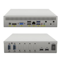 다중 제어 미니 산업용 컴퓨터 다중 직렬 포트 코어 i3i5i7 데스크탑 컴퓨터 호스트 CentOS 서버 우분투 RS, I7-6500u 8g 256G+ITX CASE