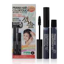 프라나 색솔 헤어 컬러터치 마스카라 헤어코팅, 01. 5호(어두운갈색), 01. 5호(어두운갈색)