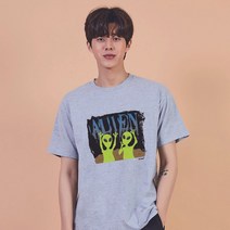 키밍 ALIEN 외계인 포인트티셔츠 반팔코디
