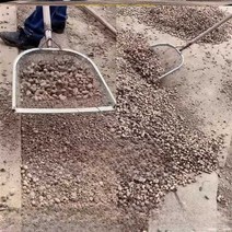 삼태기 체거르기 돌고르기 땅콩 토양 흙 분리기 농사, 4mm 옥수수와 땅콩 체 2, 1개