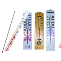 아날로그 온도계 알콜 유리 막대 온도계, -30~50℃ (18cm)