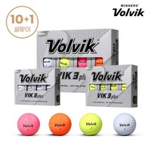 [골프선물세트 10+1][볼빅정품] VIK3 plus 빅3 플러스 프리미엄 골프공 3피스, VIK3 PLUS_화이트