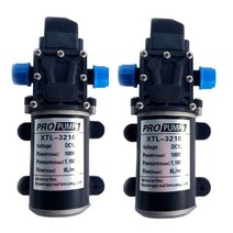 캠핑세차 워터펌프 다이아프램 12V 100W 프로, 오버플로 리턴형 D형 인터페이스 60V 100, 1개