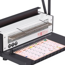 바인딩 머신 책 양장본 TD-150034 수동 나선형 와이어 바인딩 기계 라운드 4.5mm 34 펀칭 구멍 사진 앨범 4, 한개옵션0