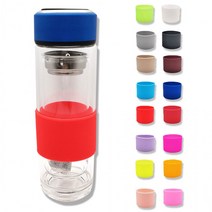 모아컵 16컬러 스트라이프 텀블러 물병 컵 실리콘 홀더 슬리브, 연분홍(flesh color)