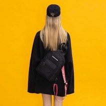 기타 언더크로스 조이 슬링백 블랙 레드